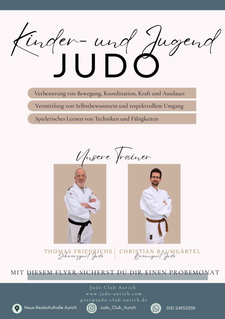Judo für Kinder und Jugendliche in Aurich