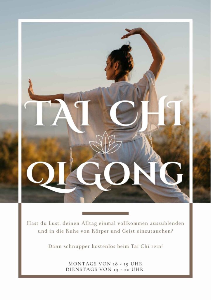 Flyer des Tau Chi und Qi Gong in Aurich beim Judo Club Aurich